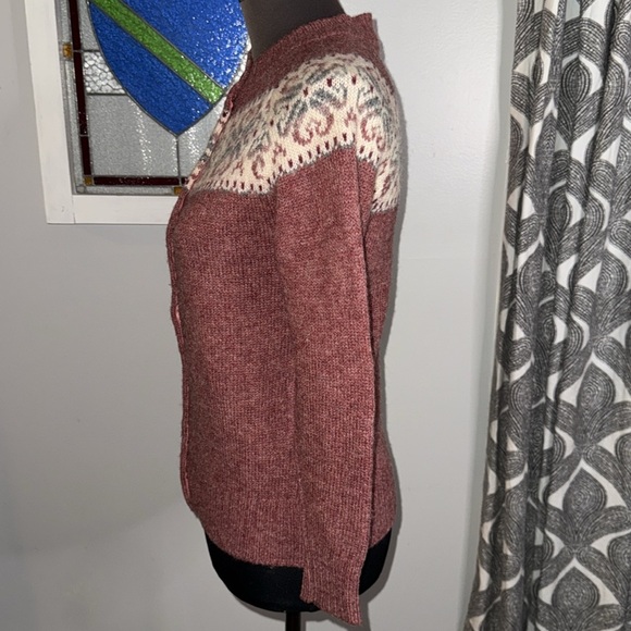 Shetland Wool Cardigan Sweater - Picture 2 of 7